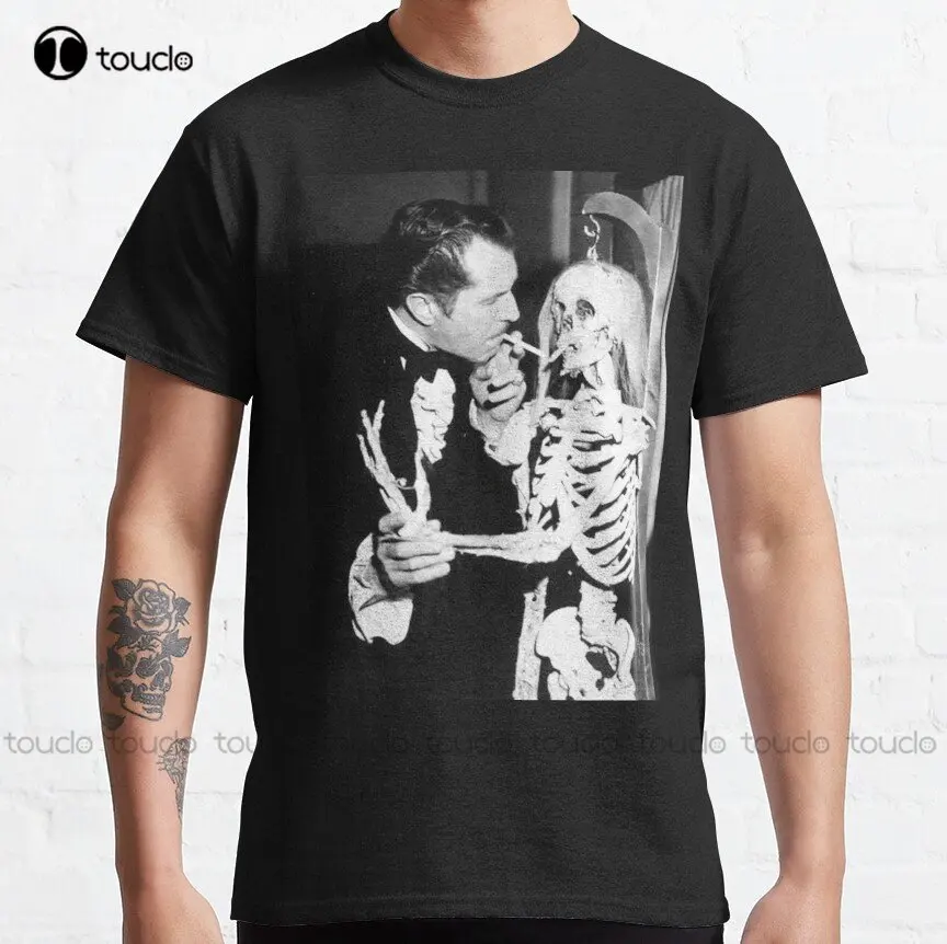 Vincent Price Gothic Goth Halloween Classic T-Shirt Womens Tee Shirts Cotton Outdoor Simple Vintage Casual Tee Shirts Xs-5Xl New