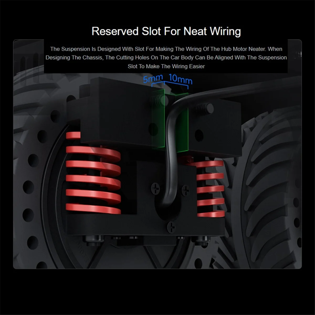 

Цельнометаллическая компактная подвеска UGV (A), высокопрочная пружина, грузоподъемность 7,5 кг, подходит для мотор-концентратора DDSM115