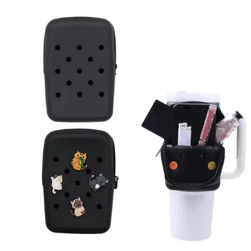 Bolsa de almacenamiento para teléfono Dominator Cup, bolsa de almacenamiento de silicona de gran capacidad, bolsa compacta antideslizante para botella de agua, bolsa para vaso, gimnasio