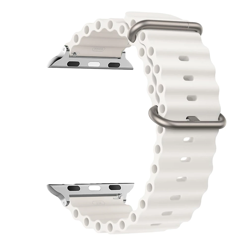Cinturino oceanico per cinturino Apple Watch 44mm 45mm 49mm 40mm 41mm 38 cinturino in Silicone Correa Sport bracciale iWatch Ultra2 serie 7 6 se 8 9