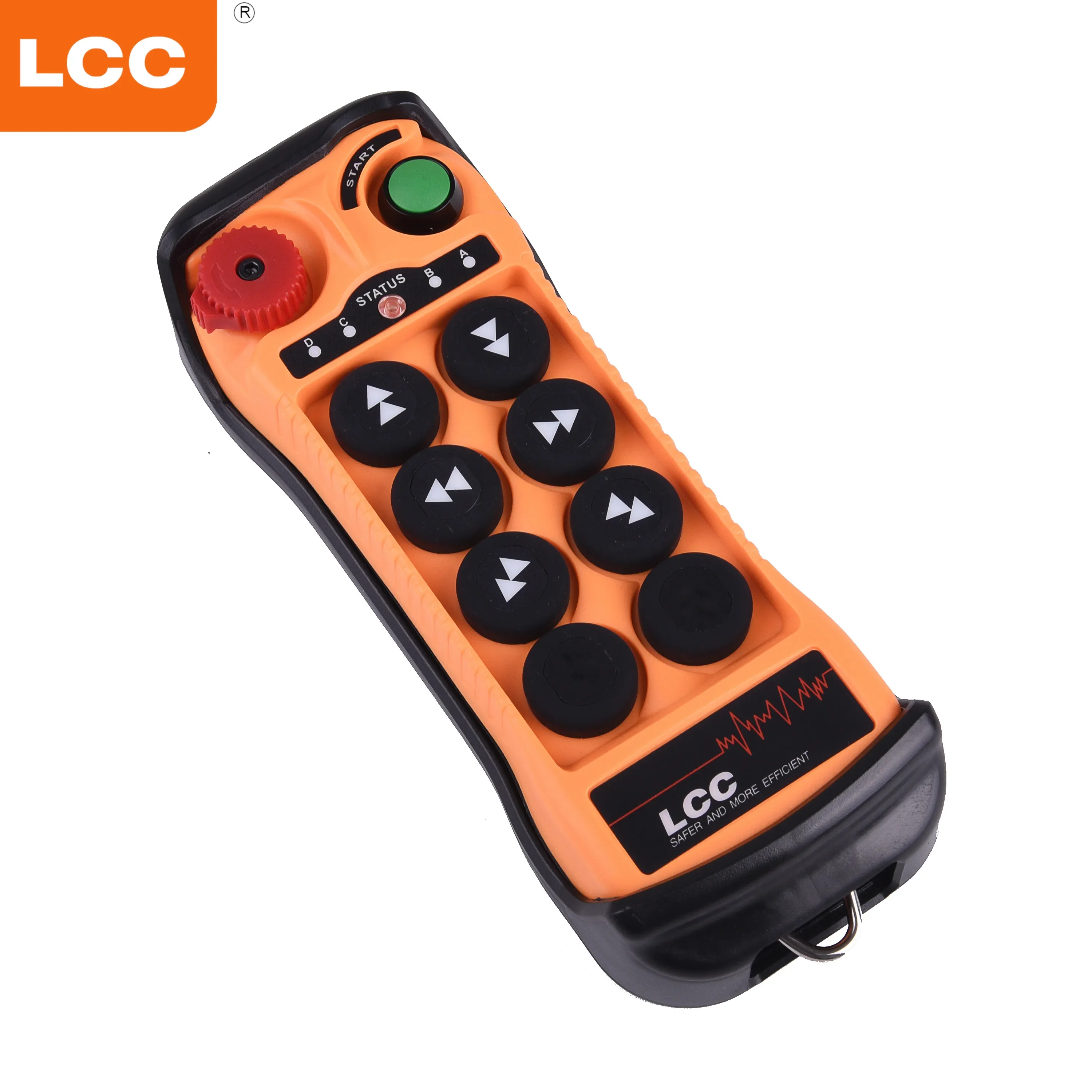 Q606 LCC Hydraulic 6 channel double speed push button crane remote control