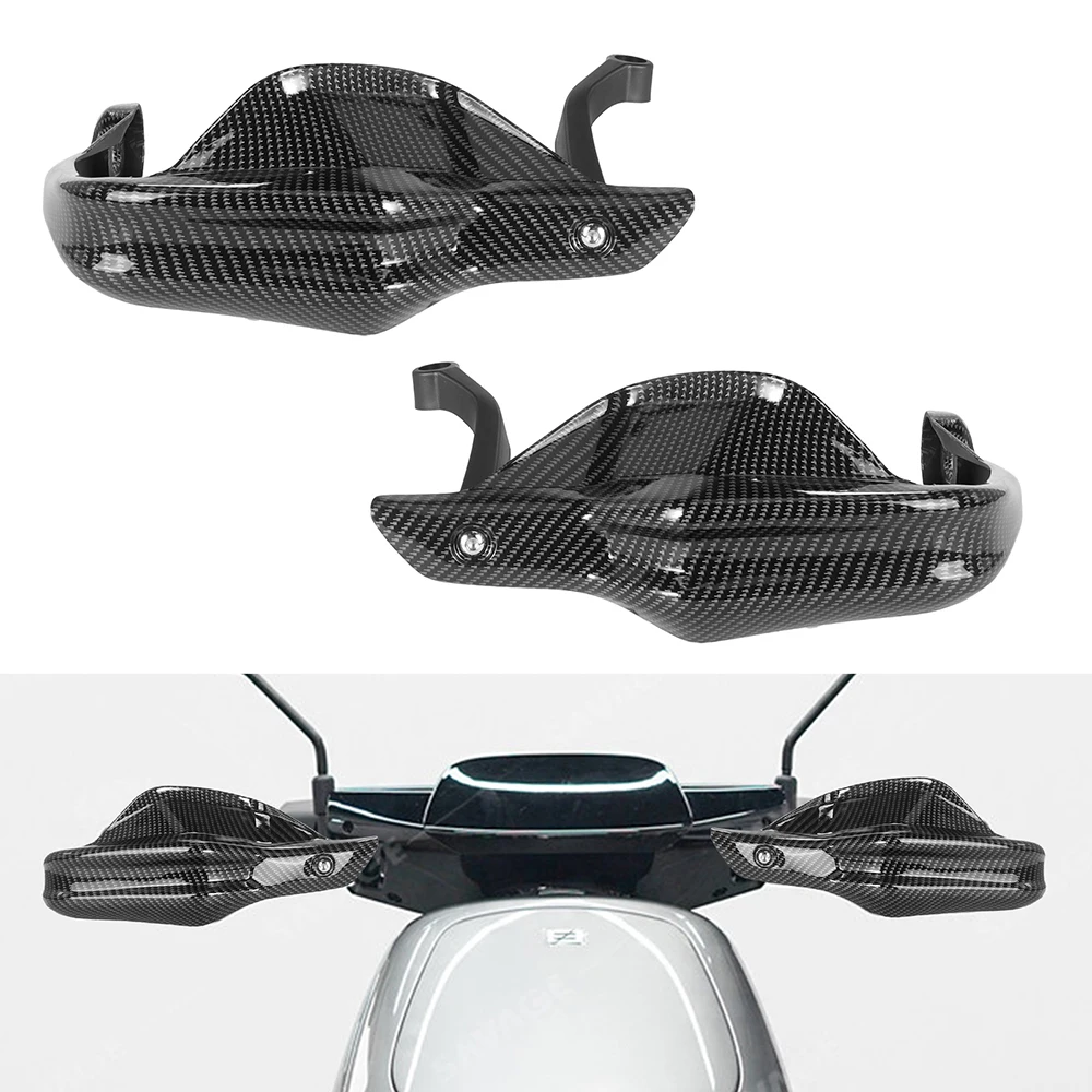 Protetor de mão para motocicleta, proteção contra vento, capa preta/visual de carbono para BMW R 1200 GS, acessórios para motocicletas