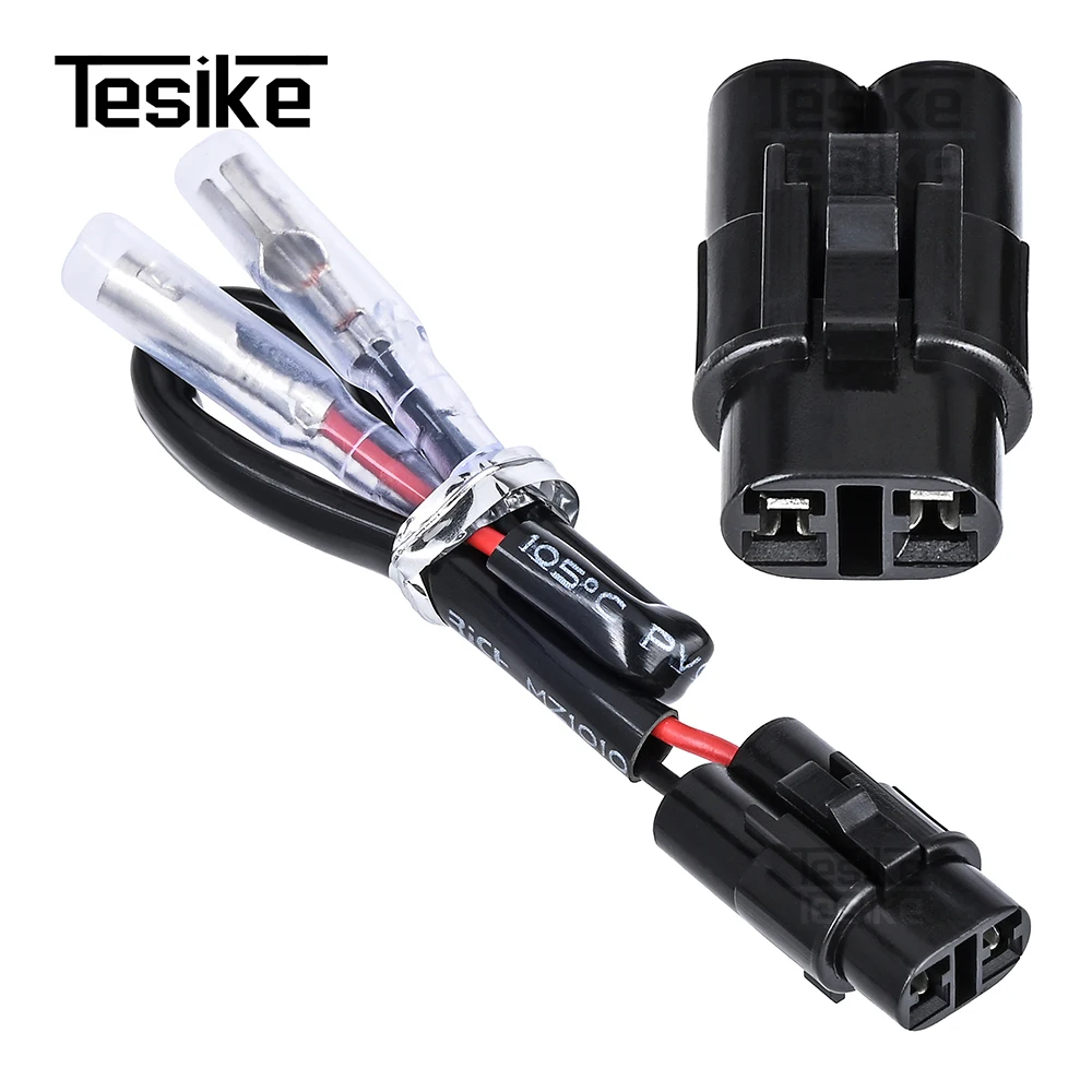 For KAWASAKI Z900 Z900RS Ninja ZX-4R ZX-4RR 23-26 ZX-10R Versys 1000 License Plate Light Wiring Adapter Plug Connector Harness