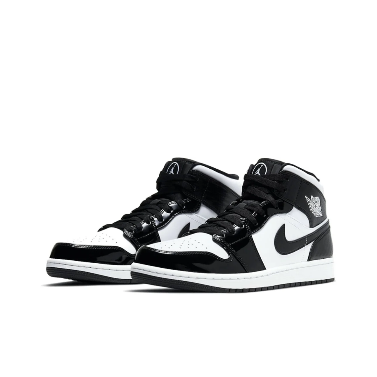 Nike Air Jordan 1 mid se asw "zwart en wit" mid-top retro basketbalschoenen zwart en witte panda DD1649-001 met originele doos