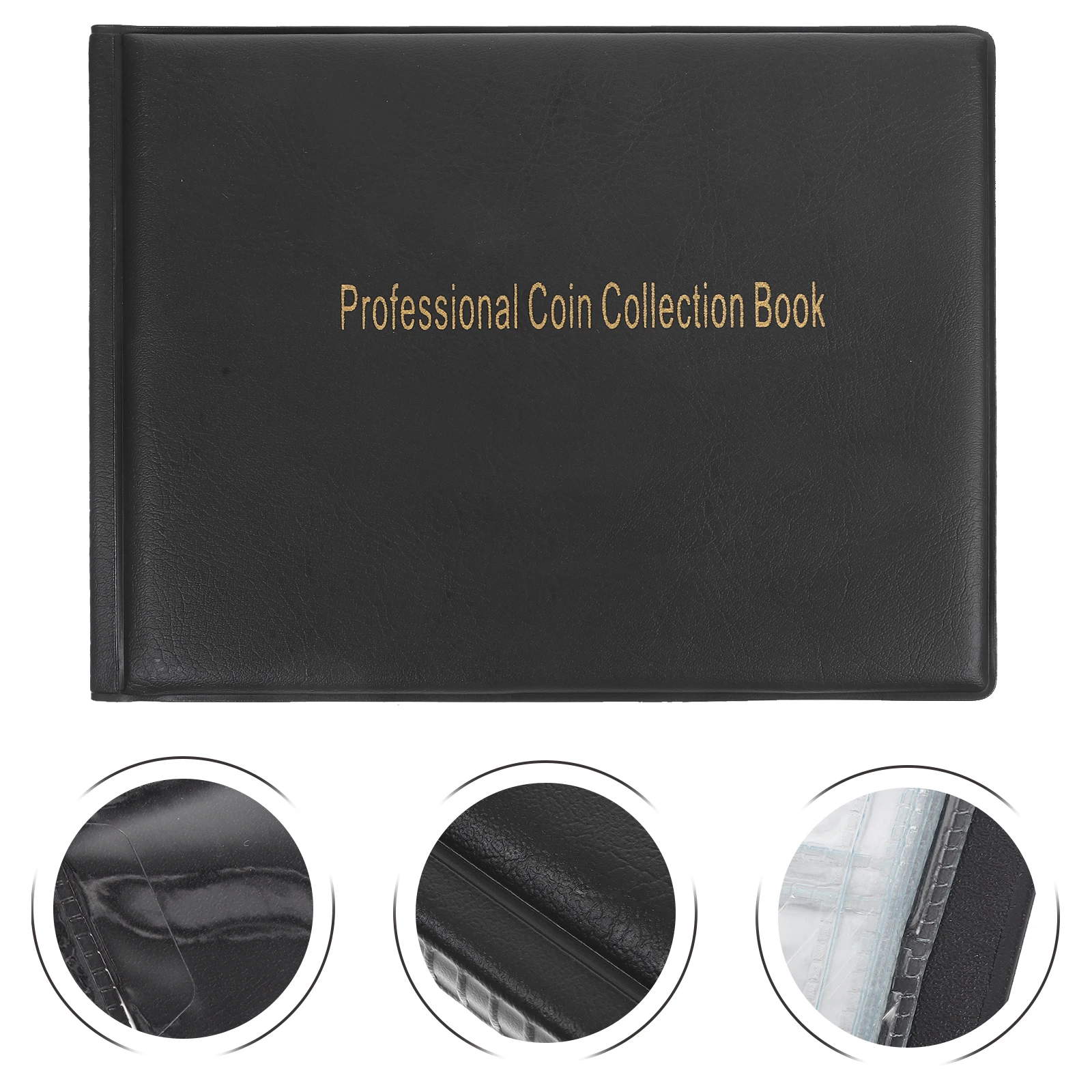 Commemorative Coin Album Books Collection Holder Quarter Imitation Nickel Coin Organizer Protective Case