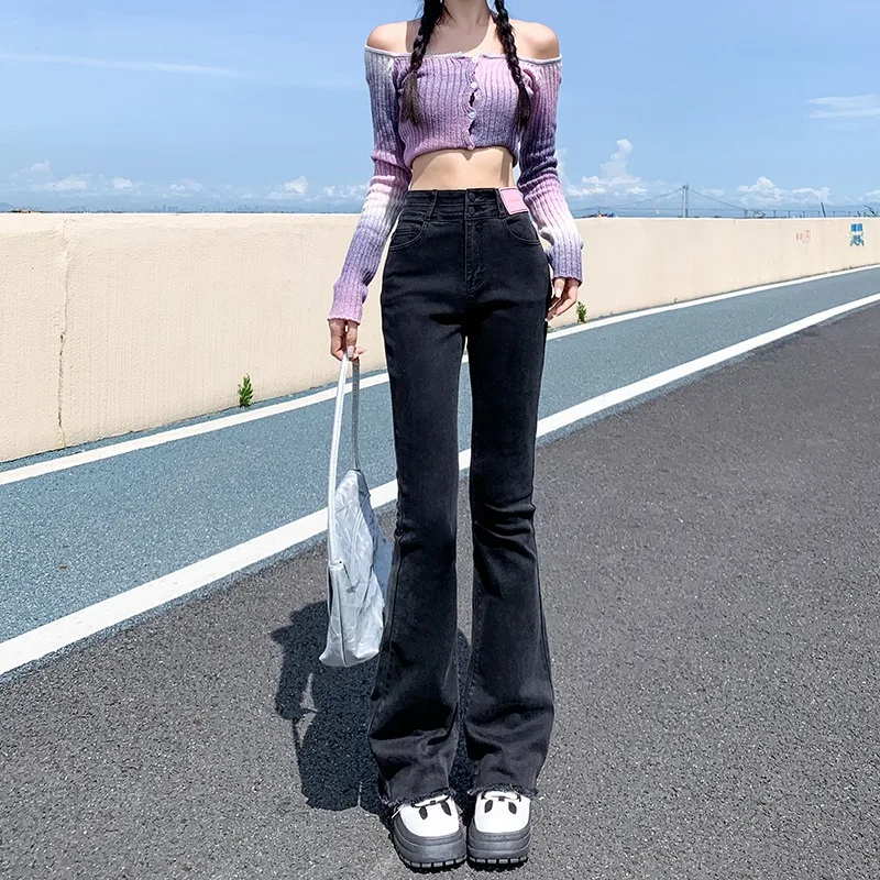 Coltiva te stesso Pantaloni cargo da donna Donna Look più sottile Coreano Dongdaemun Abbigliamento di alta qualità Pantaloncini comodi Jeans Acubi