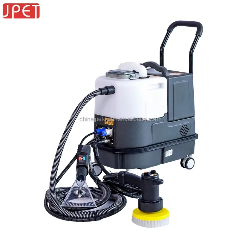 JPET Portable Electric Plastic New Cold Water Sofa Carpet Steam Cleaner with 2750W Power 11L Tank 3.5m Hose for Hotel Use