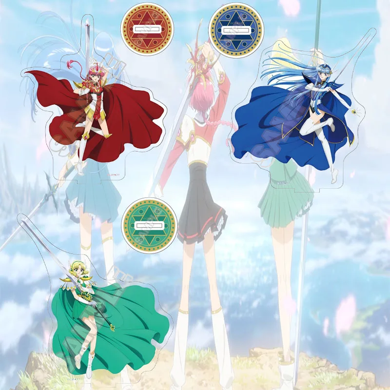 Magic Knight Rayearth 15CM Anime Game Peripherals Acrylic Standee Clear Vivid Print With Base Tabletop Decoration Keychain