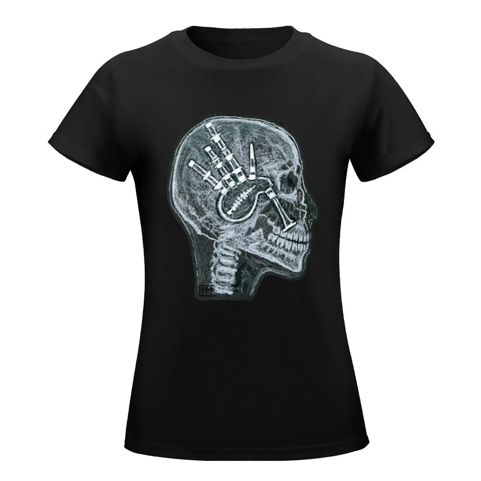 Bagpipes in my mind T-Shirt Aesthetic clothing Female clothing female t-shirt dress for Women long