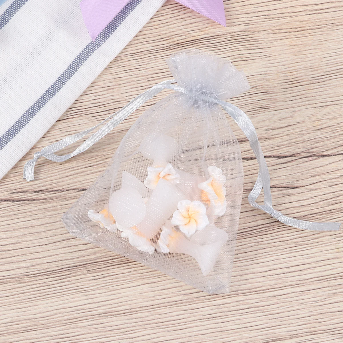 Espaciadores de dedos de silicona con flores amarillas, separadores de uñas para pedicura, cojín suave antideslizante para pies, Ideal para Hallux Valgus, 8 Uds.