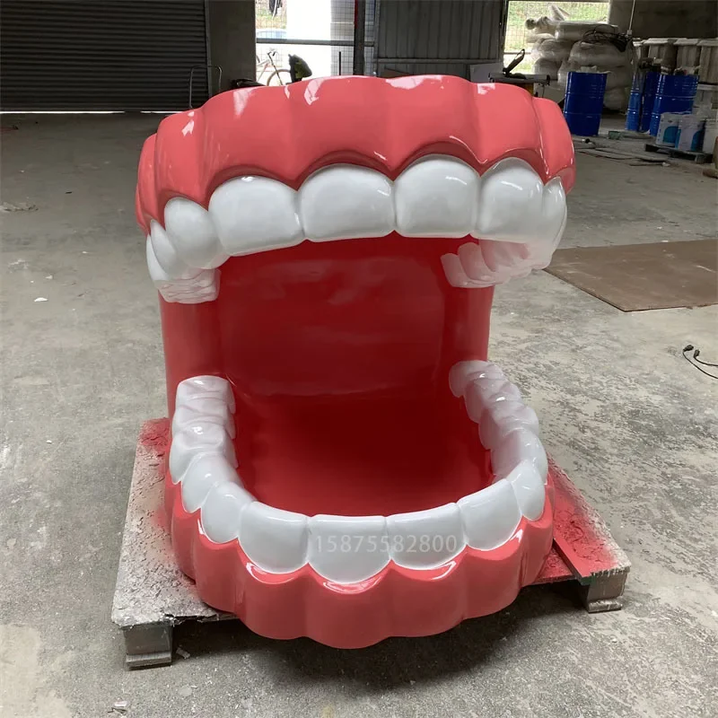 

Учебный реквизит для полости рта и стоматологической больницы от пола до потолка, большой орнамент, открытый большой имитация пластика армированного стекловолокном