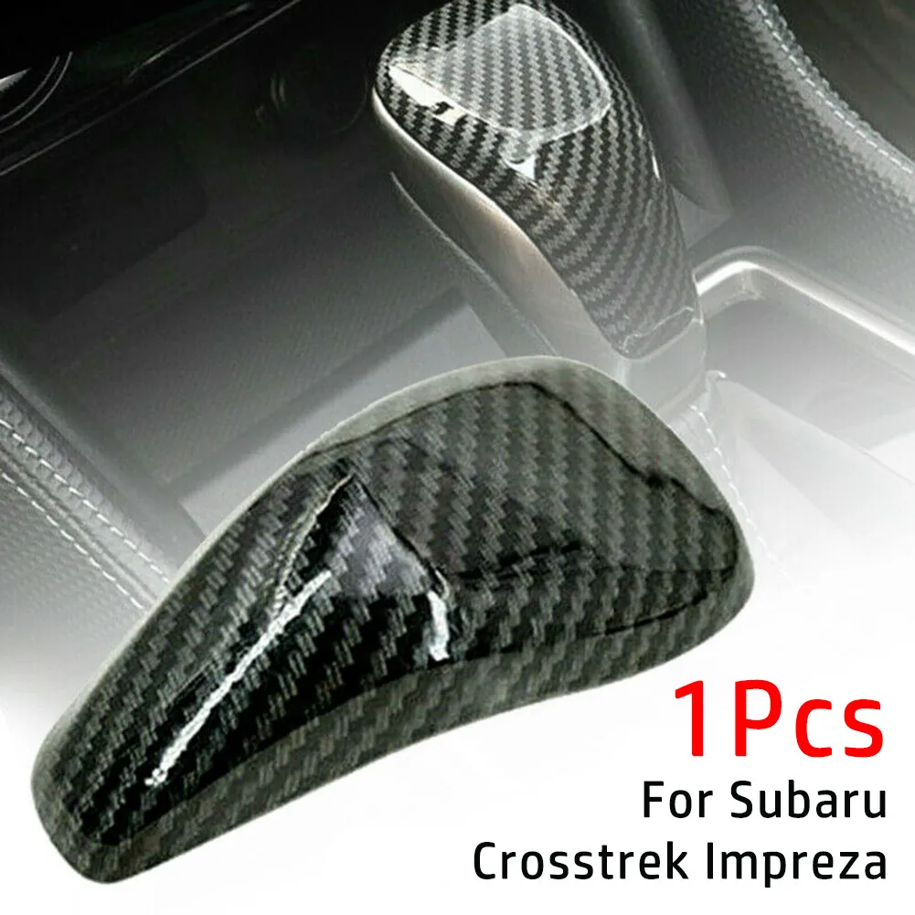 

Carbon Fiber Gear Shift Lever Knob Cover For Forester For Impreza Gear Shift Lever Knob Cover Car Accessories