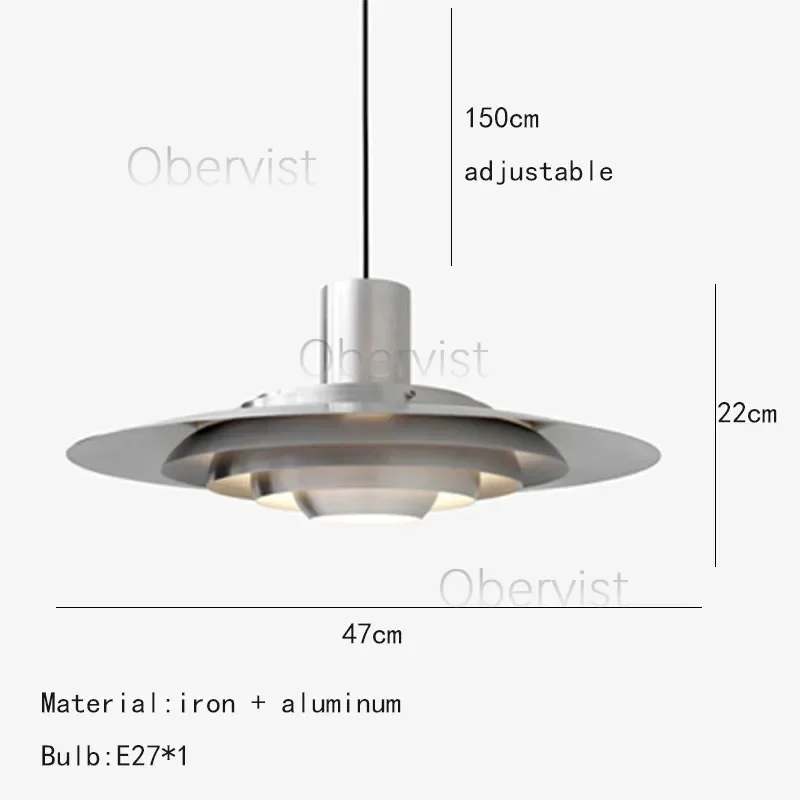 Nordic Lamp Wit Zilver Metaal E27 Minimalisme LED Kroonluchter Art Design Keuken Slaapkamer Woondecoratie Verstelbare Hanglamp