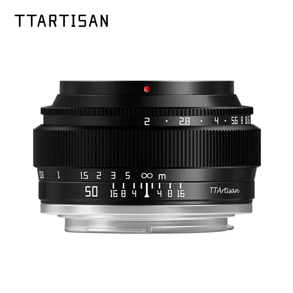 عدسة TTAartisan 50 مم F2 ذات التركيز اليدوي Prime 2X بإطار كامل لنيكون Z