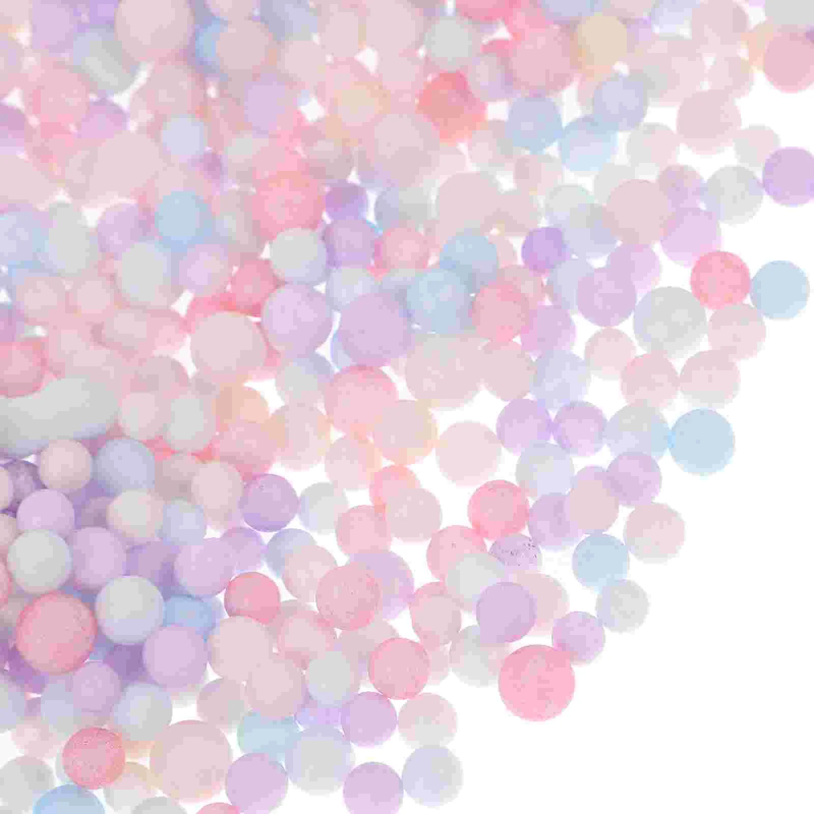 2 Packages Plastic Ball Colored Foam Balls Child Gift Boxes Mini Beads Toy Party Favors Charms