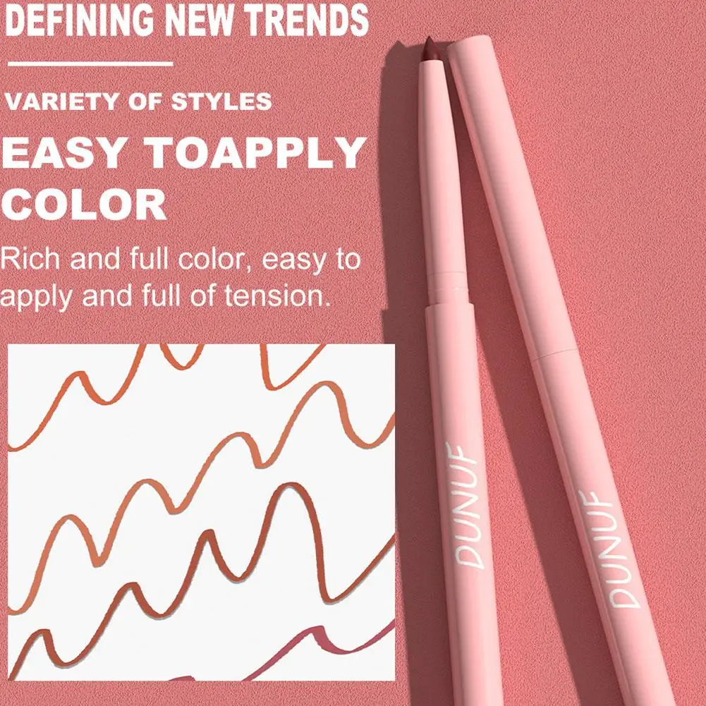 2025 ใหม่ 6Pcs Velvet Lip Liner Set,Ultra-Pigmented Matte ดินสอ, กันน้ํา Smudge-Proof สําหรับ Lip Blushing,Pro ชุดแต่งหน้า