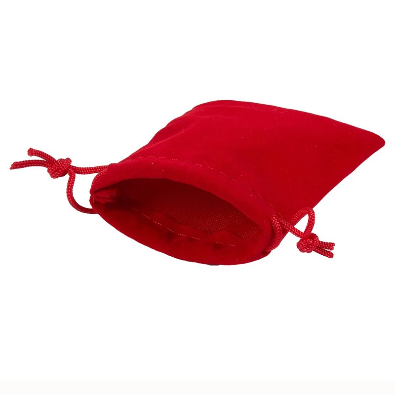100-Pack Best Sell Velvet Gift Bags Bulk Jewelry Packaging Necklace Ring Earrings Storage Pouches DIY Wedding Favor Goodie Bag