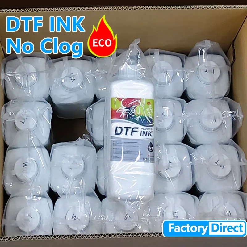 

Factory Direct Sales DTF Heat Transfer Ink 1000ML DTF Ink for 4720 I3200 XP600 L1800 ET8550 XP15000 Digital Printing Printer