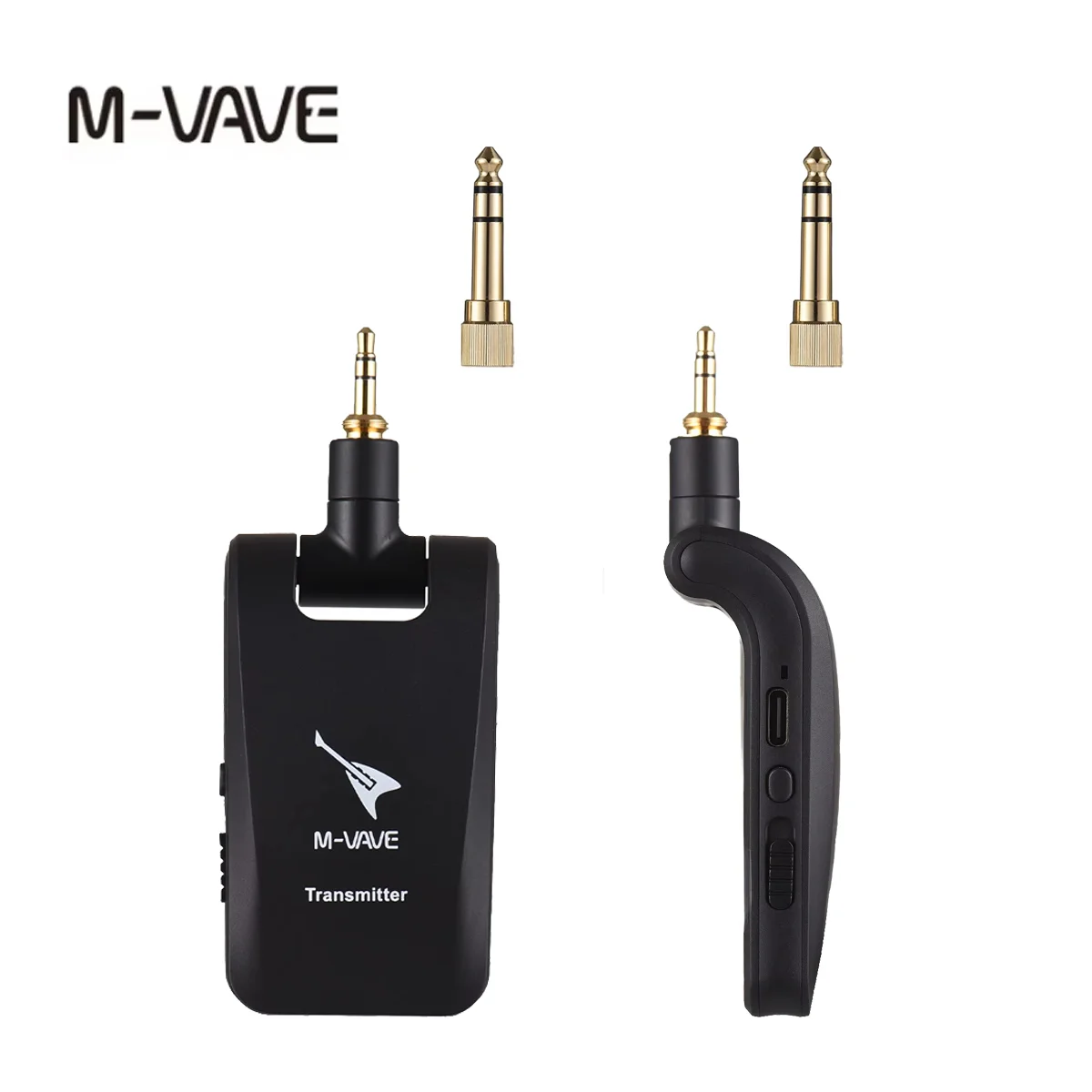 

M-VAVE Electric Guitar Bass Wireless System, 2.4G Single Dual Channel Transceiver for Live Playing
