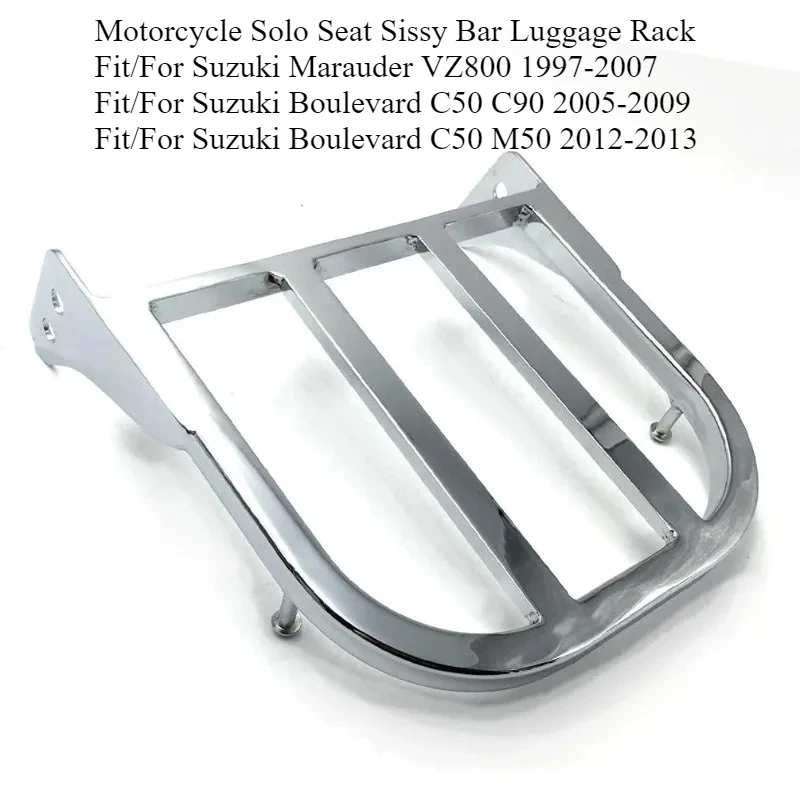 Motorcycle Solo Seat Sissy Bar Luggage Rack for Suzuki Marauder VZ800 1997-2007 Boulevard C50 M50 C90 2005-2013 luggage rack