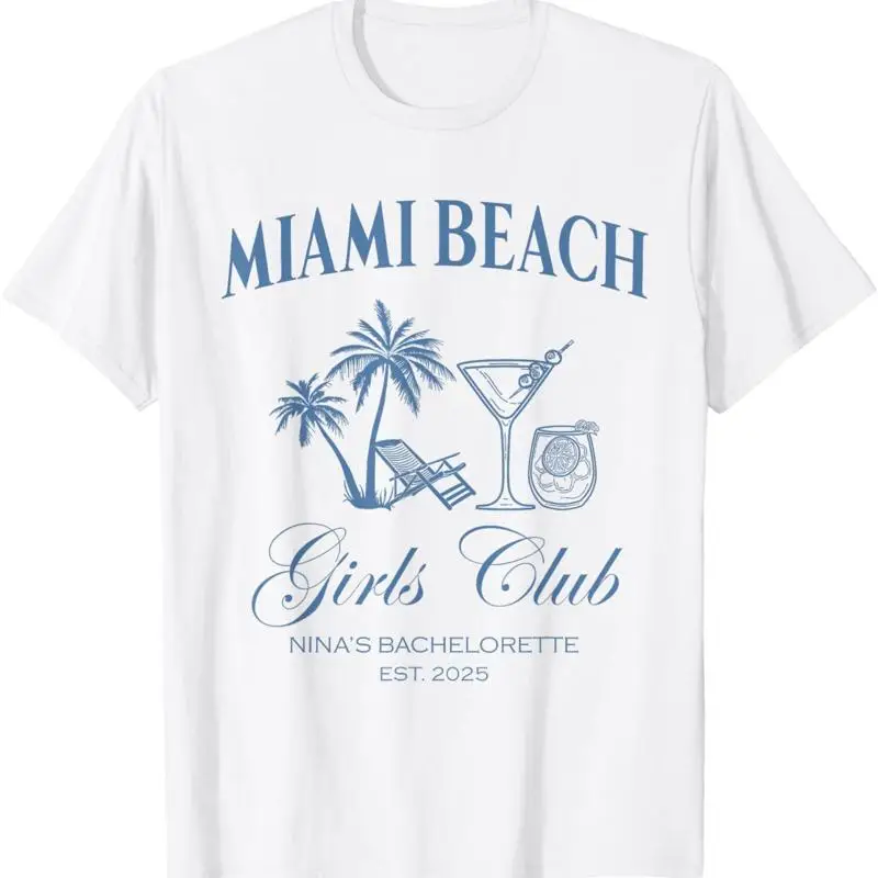 

Пляжная свадебная футболка для девичника на заказ 2025 года