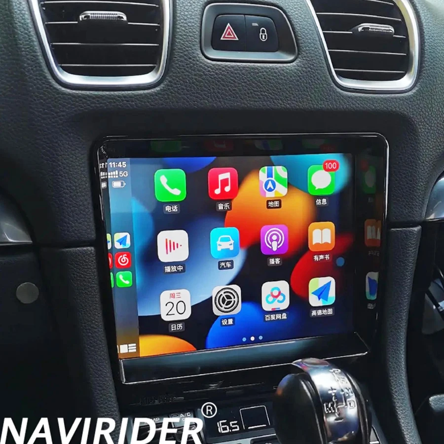 Radio For Porsche Boxster 911 718 Android 13 2012- 2018 Car GPS Multimedia Player Auto Navigation Tape Recorder Wireless CarPlay