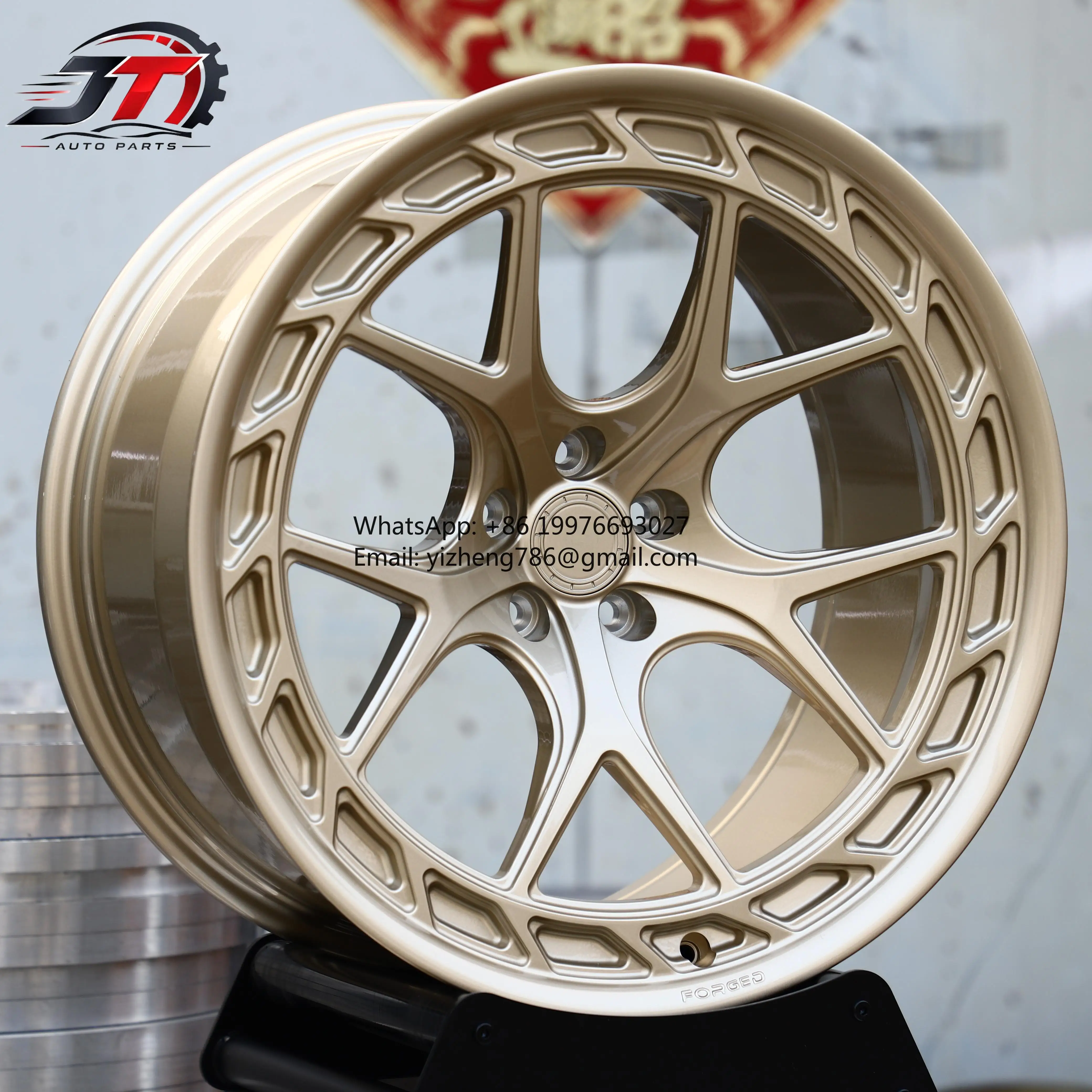 Колесные диски JT Custom 17 18 19 20 21 22 дюйма 5x112 из золотистого алюминиевого сплава для GLB, CLA, EQS, E53, CLE53, GT63, C63.