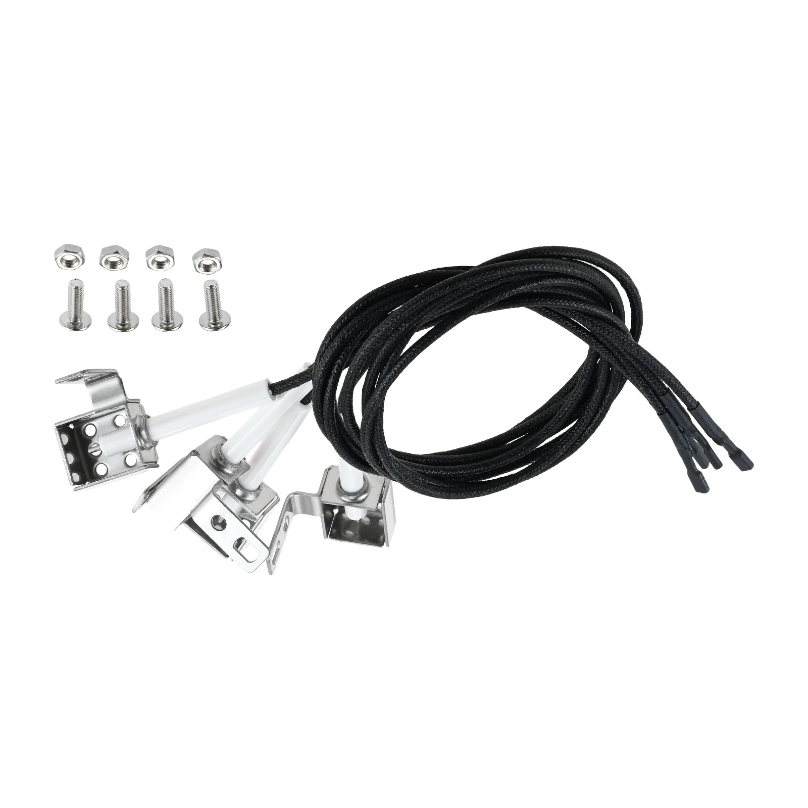 4pcs BG179A Grill Electrode Igniter Fit for Master Forge BG179 Series, BG179A, Lowe's 98162, BG1793B-A Easy Install Repalcement