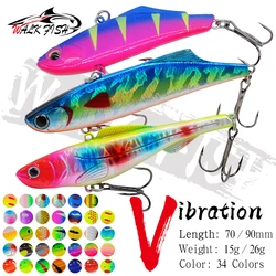 WALK FISH 1Pcs 15g 26g Winter Ice VIB Sinking Fishing Lure Artificial Rattlin Vibration Crankbait Isca Treble Hook Hard Bait