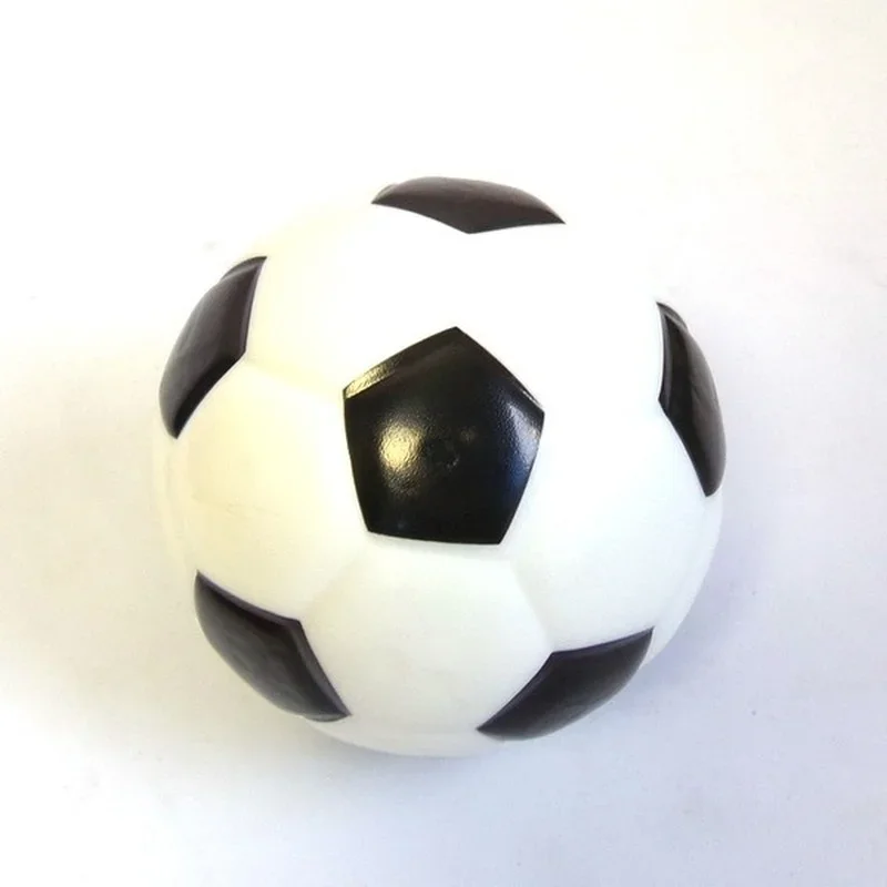 63mm Kids Soft Football Basketball Baseball Tennis Toy Foam Sponge Decompression Exhaust Pressure Ball Football Compression