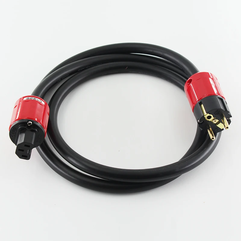 HIFI furukawa FP-314Ag Power Cable line Audiophile Power Cord with Oyaide P-320E EU Plug AC Schuko Audio Power Cable