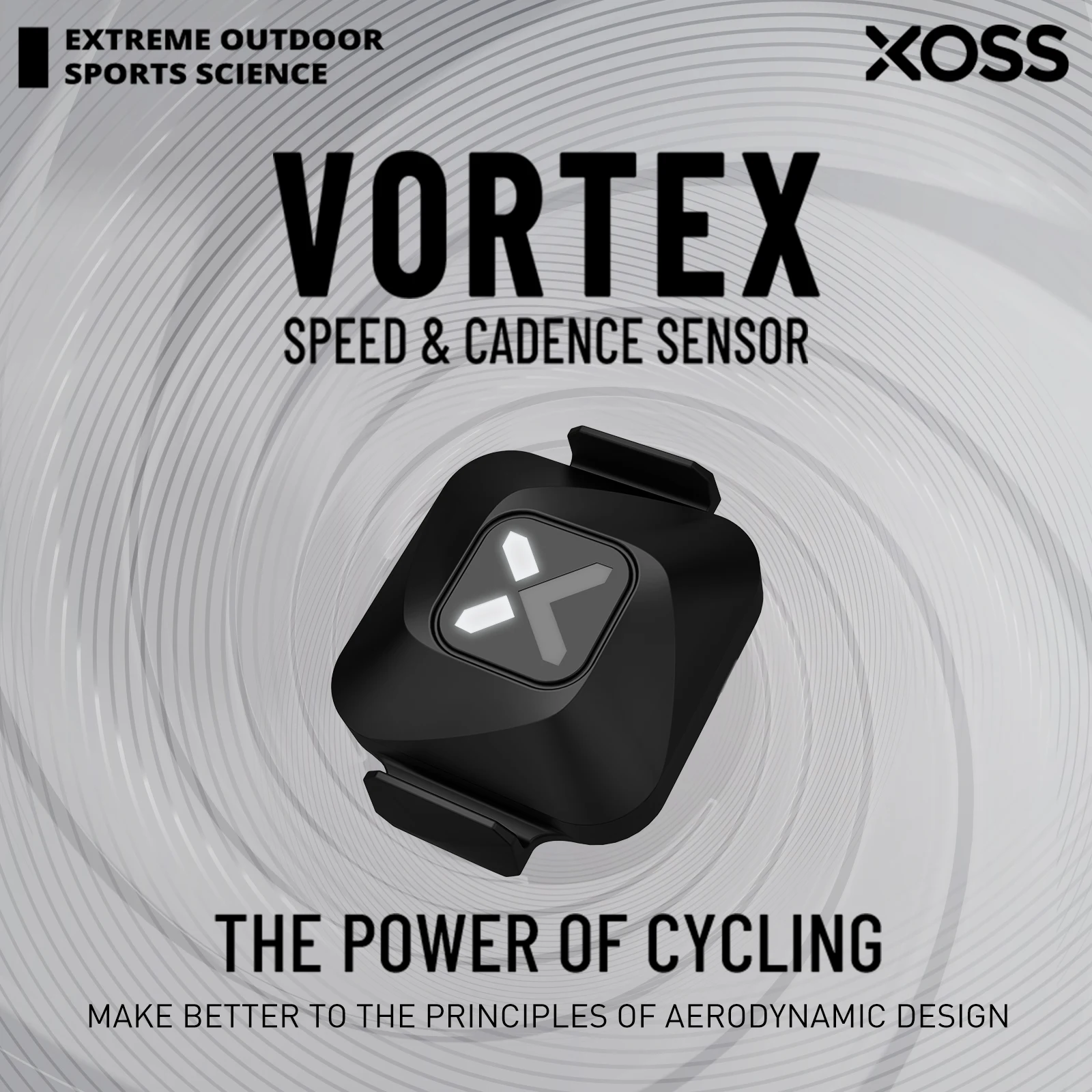 XOSS Vortex Speed Cadence Sensor for Bicycle Computer IPX7 Waterproof 300Hrs Battery Life Bluetooth ANT+ Bike Accessories MTB