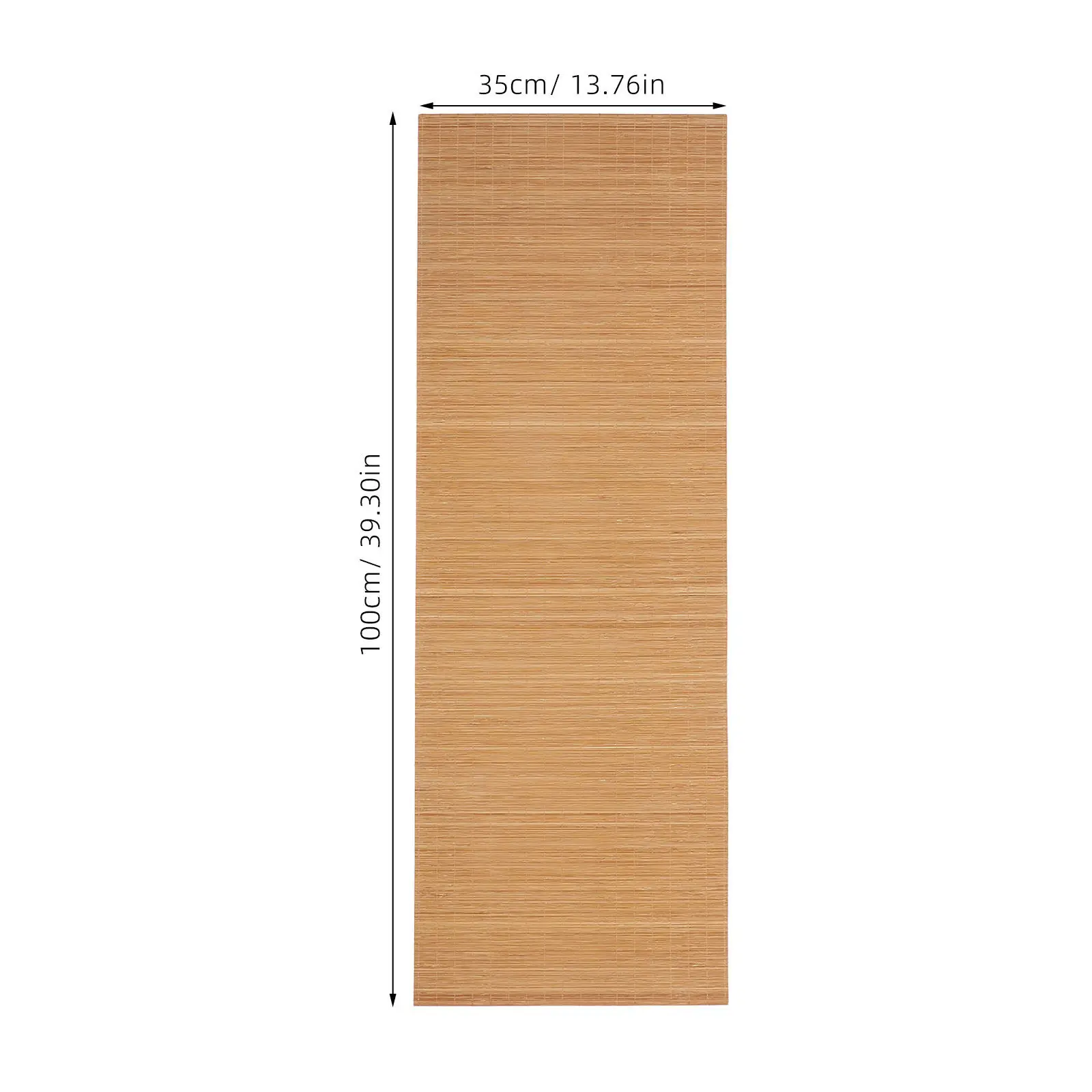 Bamboo Placemat Woven Rustic Tea Ceremony Mat Cuttable Non Skid Dining Table Protector Japanese Style Decorative Table