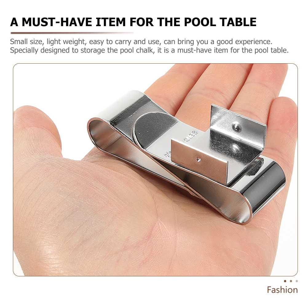 

s Magnetic Billiard Chalk Holder Lightweight Durable Snooker Cue Clamp Pool Supplies Retractable Design Fits St Chalks Easy