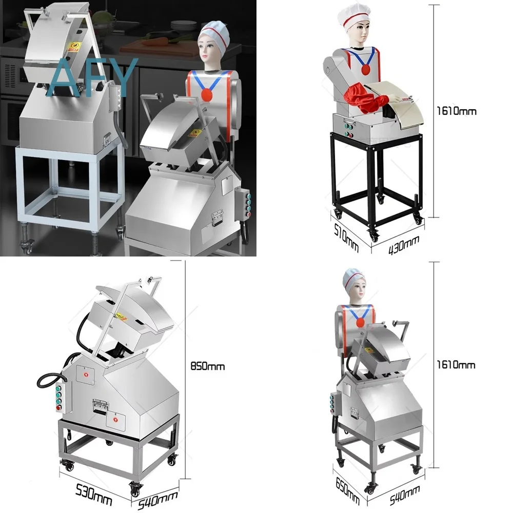 Commercial Robotic Noodle Slicing Machine for Electric Kitchen Equipment Double Blade Automatic Pasta Cutter Large Medium