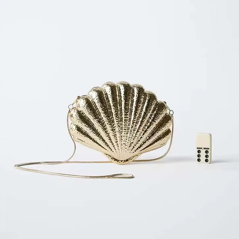 

Дизайнерские сумки, женская золотая сумка-ракушка, милый акриловый вечерний клатч с ремешком для свадебной вечеринки, маленькие кошельки