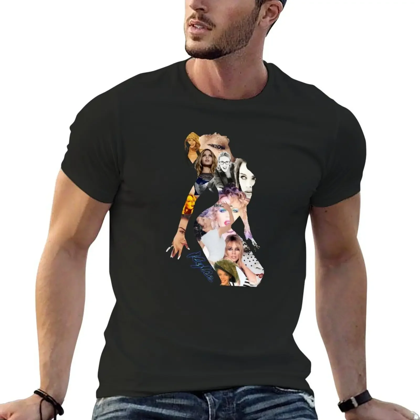 

Kylie Minogue - Albums Silhouette T-Shirt basketball graphic tees graphic shirts designer shirts custom shirt mens t shirts