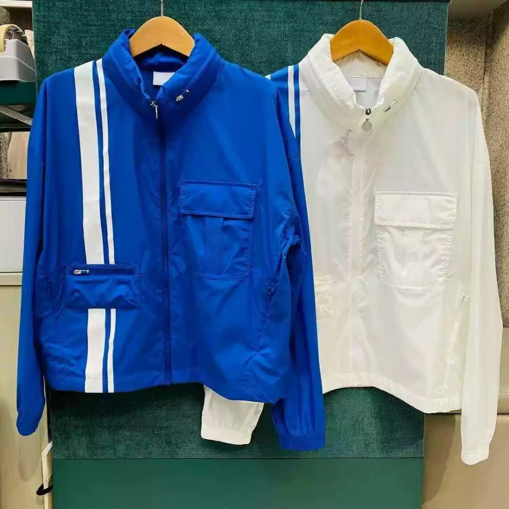 Women's Golf Trench Coat UV Protection Windproof Quick Dry Breathable Lightweight New Dynamic Long Sleeve for Korea Lady Golfers