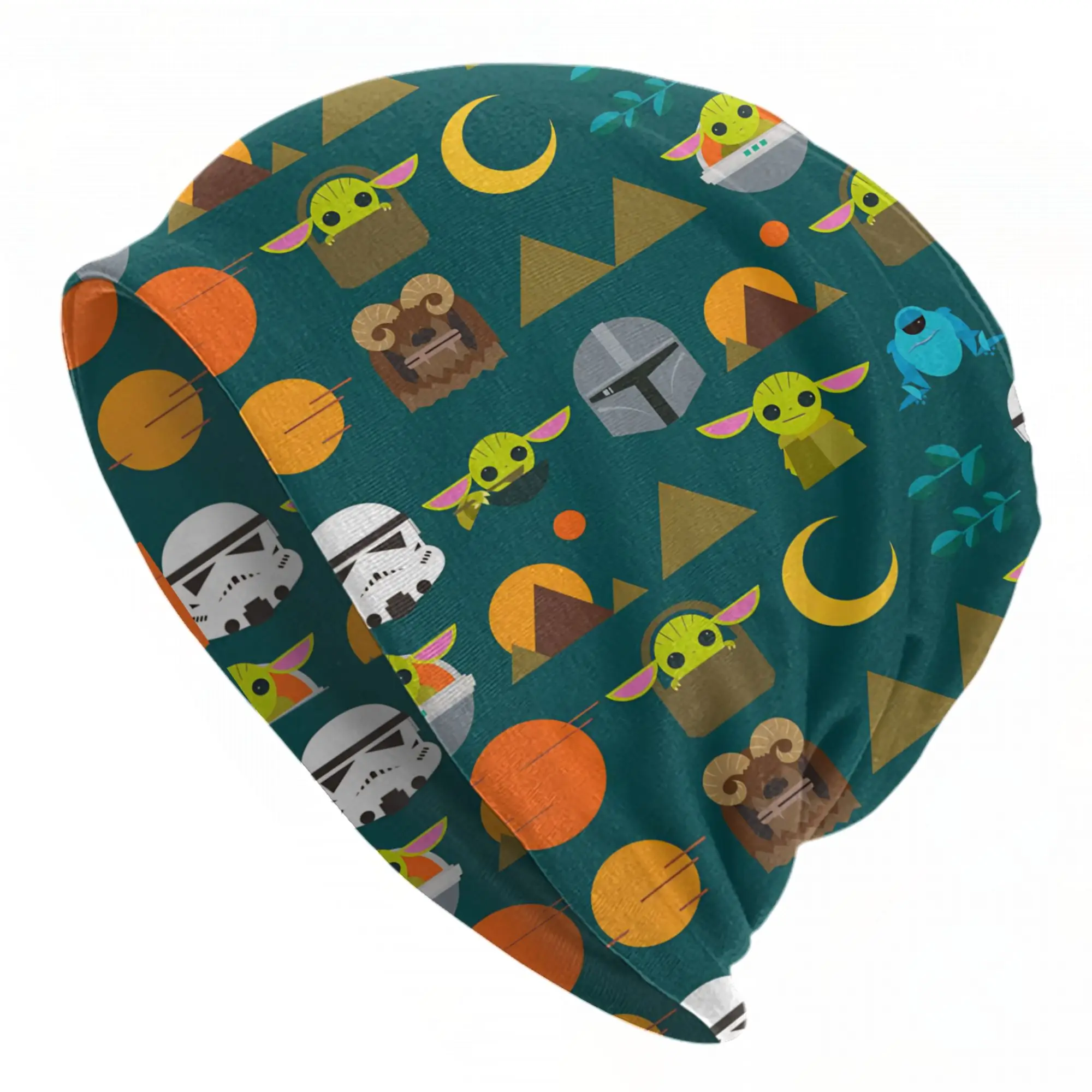 W-Warss Yoda Bonnet Hat Autumn Winter Ski S-Stars Game Skullies Beanies Hats Unisex Warm Multifunction Cap