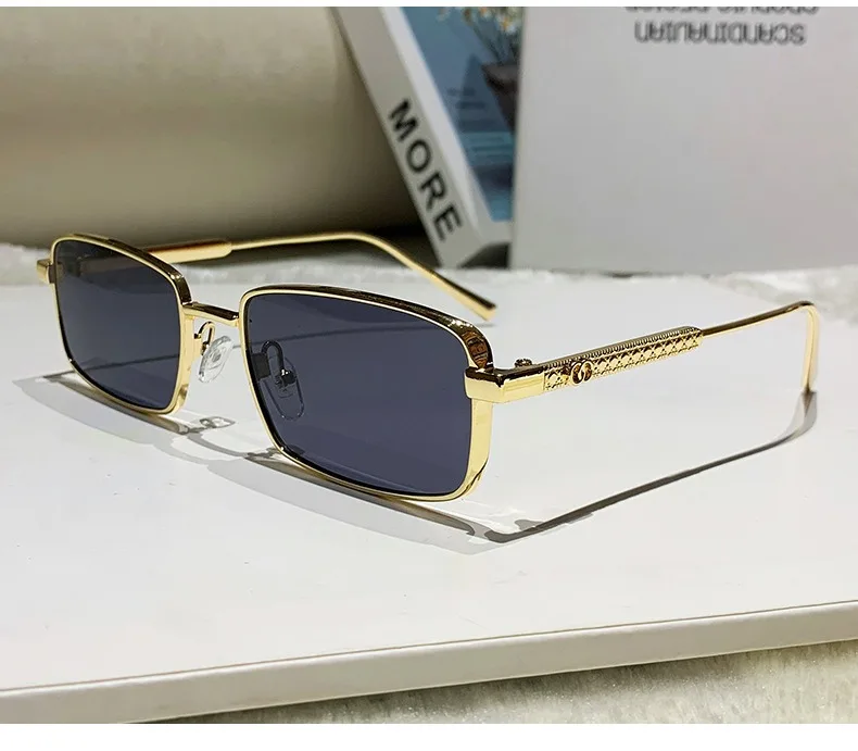 2025 Neue Old Money Style Hochwertige Vielseitige Freizeit-Mode Personalisierte Kleine Rahmen-Sonnenbrille Sonnenschutz – Detail 7