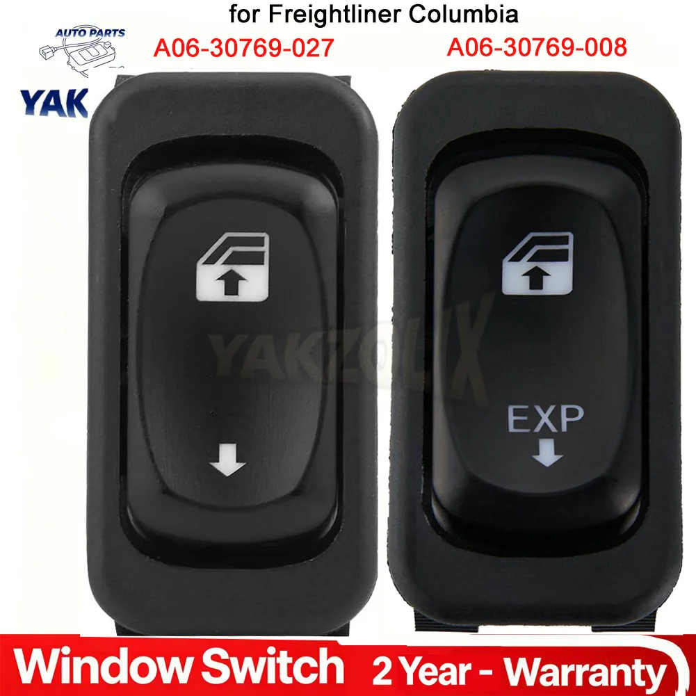 Power Window Single Switch For Freightliner Columbia 2001-2011 A06-30769-008 A0630769008 57746503 901-5204 A06-30769-027