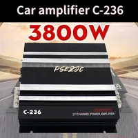 Car Amplifier 2-channel C-236 High-power 3800W Push Type Subwoofer