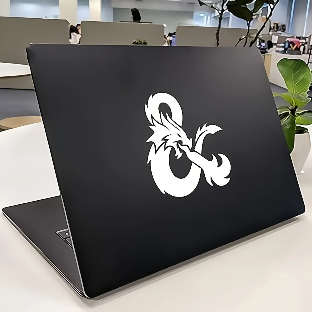 

Motorcycle Fender Fuel Tank Vinyl Sticker, Car Truck Van Body Laptop Dungeons & Dragons White Car Decal Decorative Car Sticker,