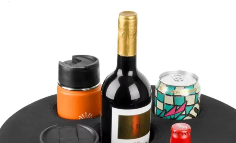 

Floating Pool Cup Holder Hot Tub Drink Tray with 5 Holes Floating Spa Hot Tub Drink Tray for Pool Beach Party Float Summer Beach