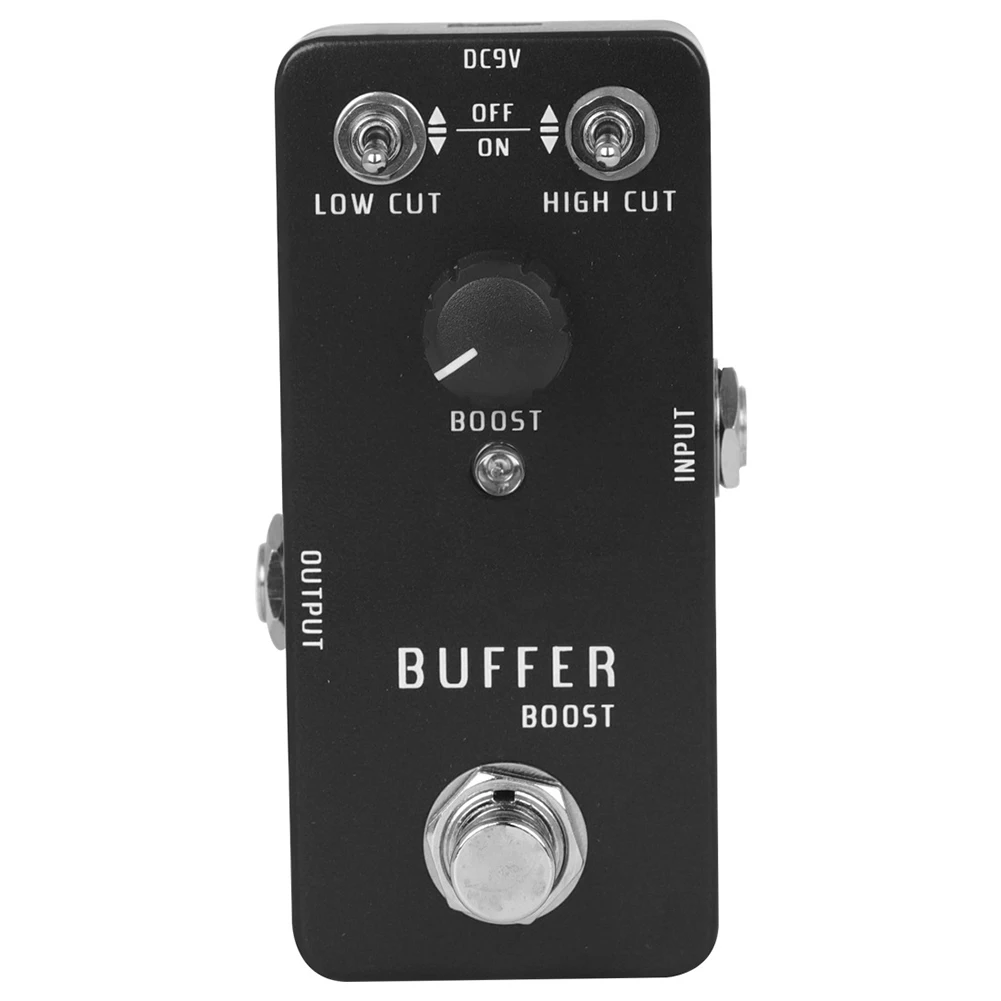 

Electric Guitar Effect Pedal Buffer Boost Mini Guitar Effects Pedals With 3 Control Switches And Foot Switch Accessories