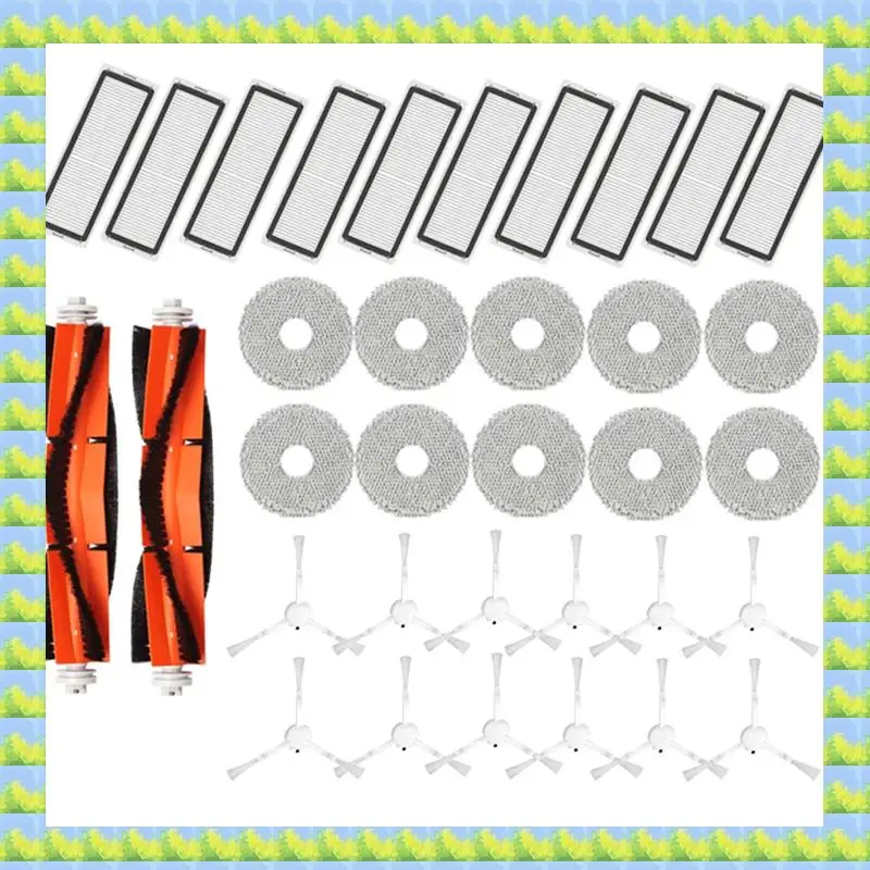 FZFZ シャオ mi ロボット掃除機 S10 + / S10 プラスメインサイドブラシ HEPA フィルターモップ布交換部品アクセサリー