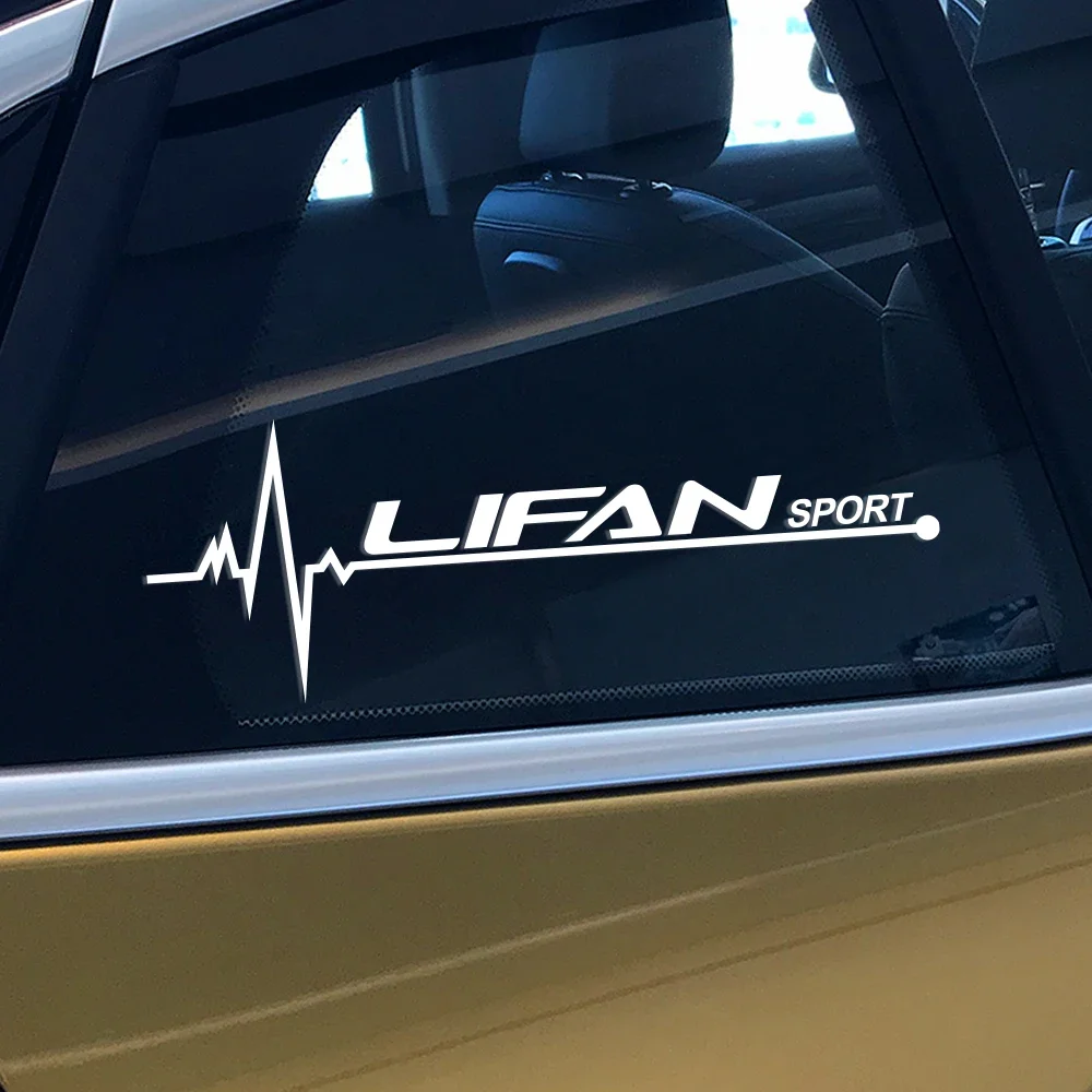 2PCS Car Side Window Stickers Decor Auto Tuning Accessories Vinyl Film Decals For Lifan X60 Solano 320 720 620 125CC 200CC 150CC