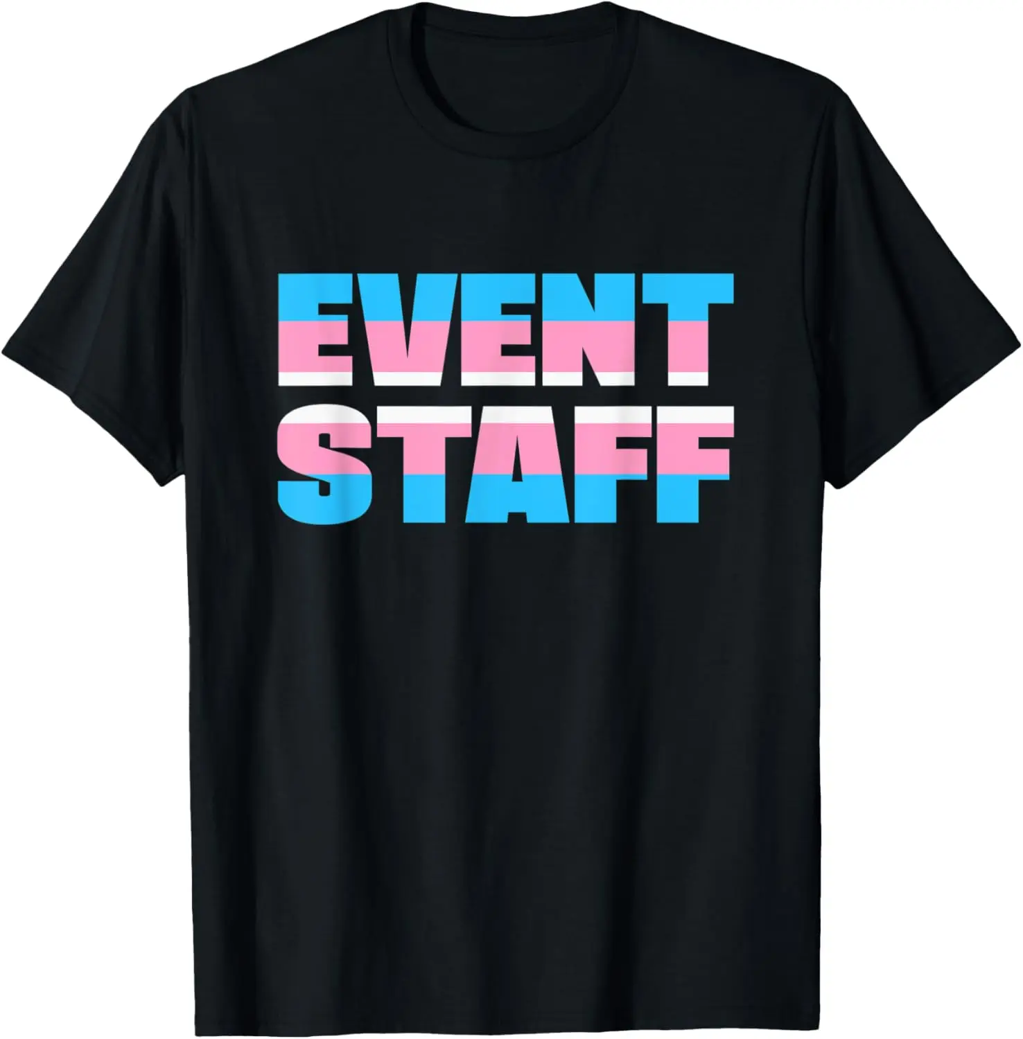 

Event Staff Shirt Front Design Party Crew Uniform Pride LGBT T-Shirt