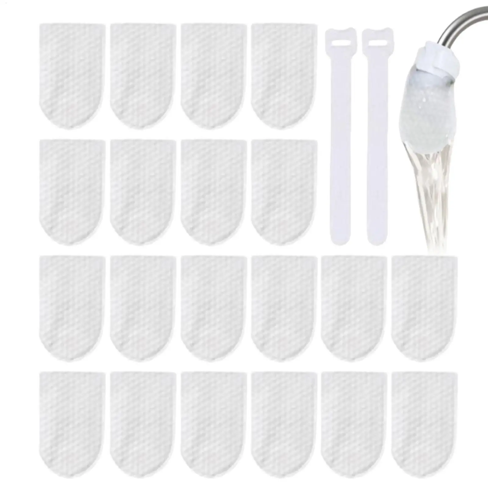 

Water Filter for Sink Faucet Water Strainer Tool Faucet Scale Reducing Bag for Home Sink Kitchen Bathroom Shower Apartment