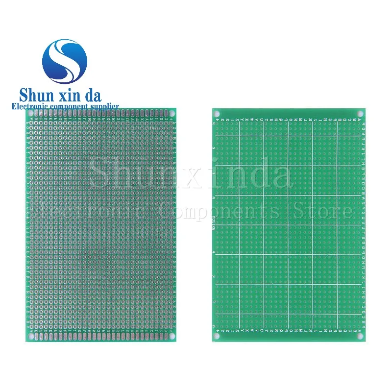 2 peças 2.54mm 2*8 3*7 4*6 5*7 9*15 7*9 cm protótipo pcb de face única diy circuito impresso universal placa pcb protoboard para arduino